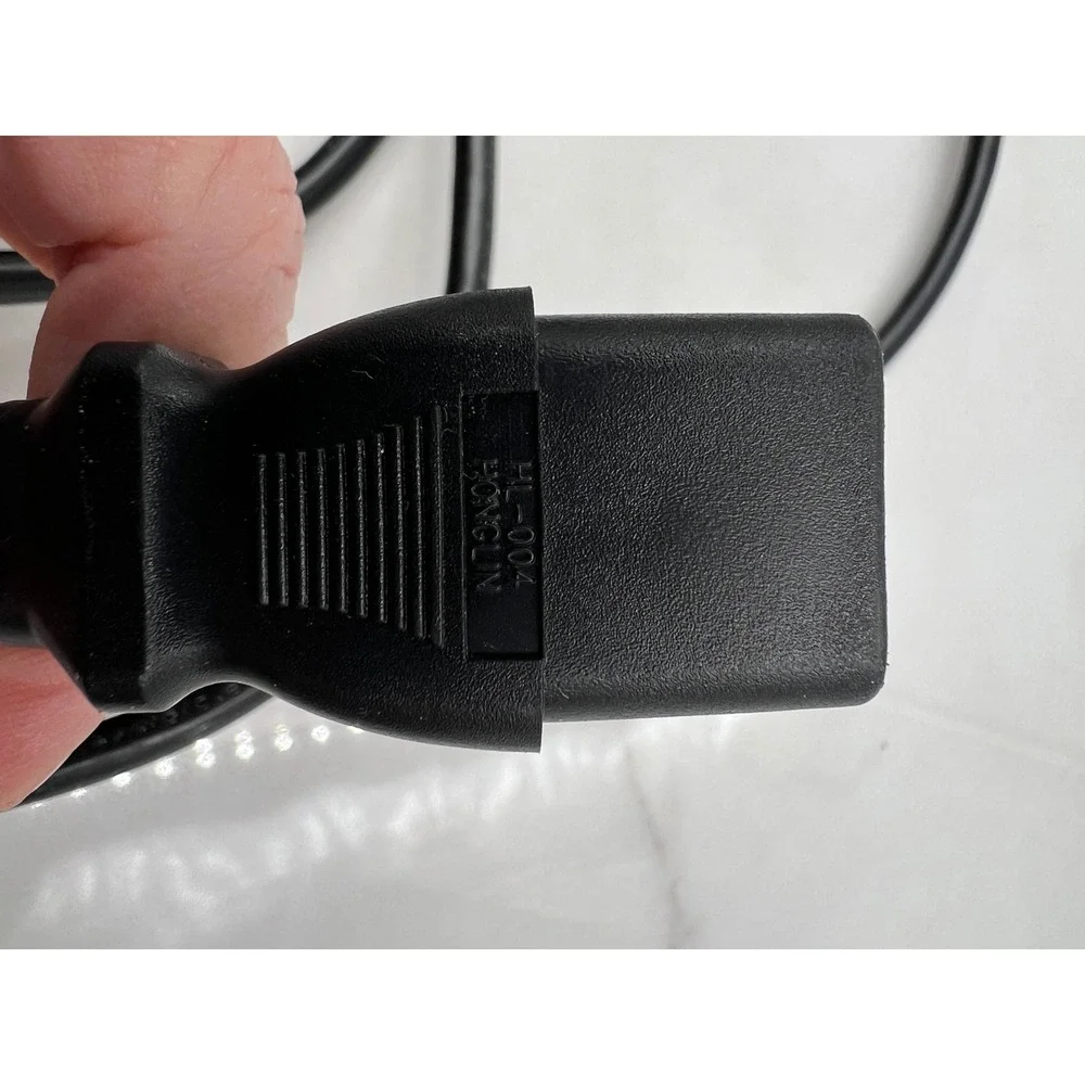 Mixed Computer Power Cords and VGA Video Cable Lot of 5 PC Monitor Cables